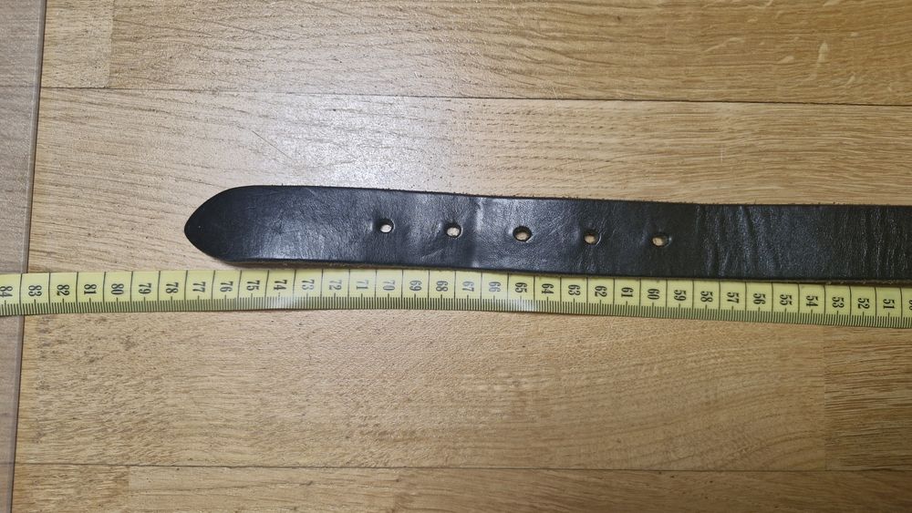 Buty skórzane dla chłopca czarne r. 35 pasek skórzany Gap gratis