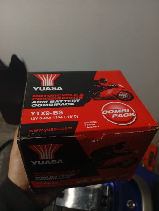 Bateria para moto de média e alta cilindrada