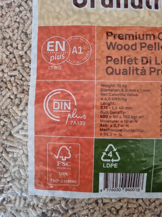Pellet GRANULITA Premium Quality taki jak Olczyk Barlinek dostawa samo