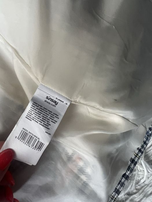 Marynarka w kratę Sinsay w rozmiarze XL