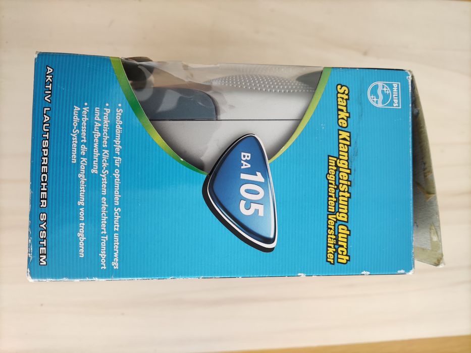 Colunas áudio Philips active speakers