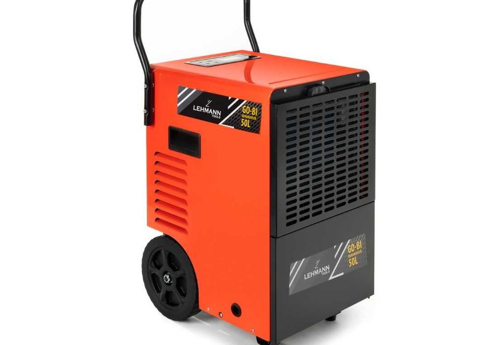 SKUTECZNY OSUSZACZ POWIETRZA 900W Budowlany Lehmann 50L/24 Przemysłowy