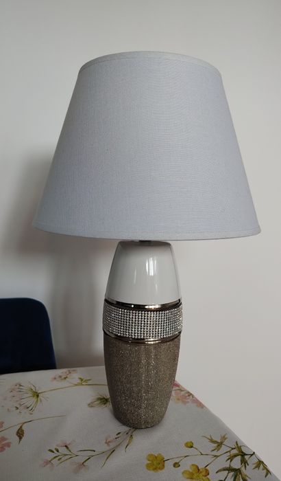 Porcelanowa lampka stołowa/nocna
