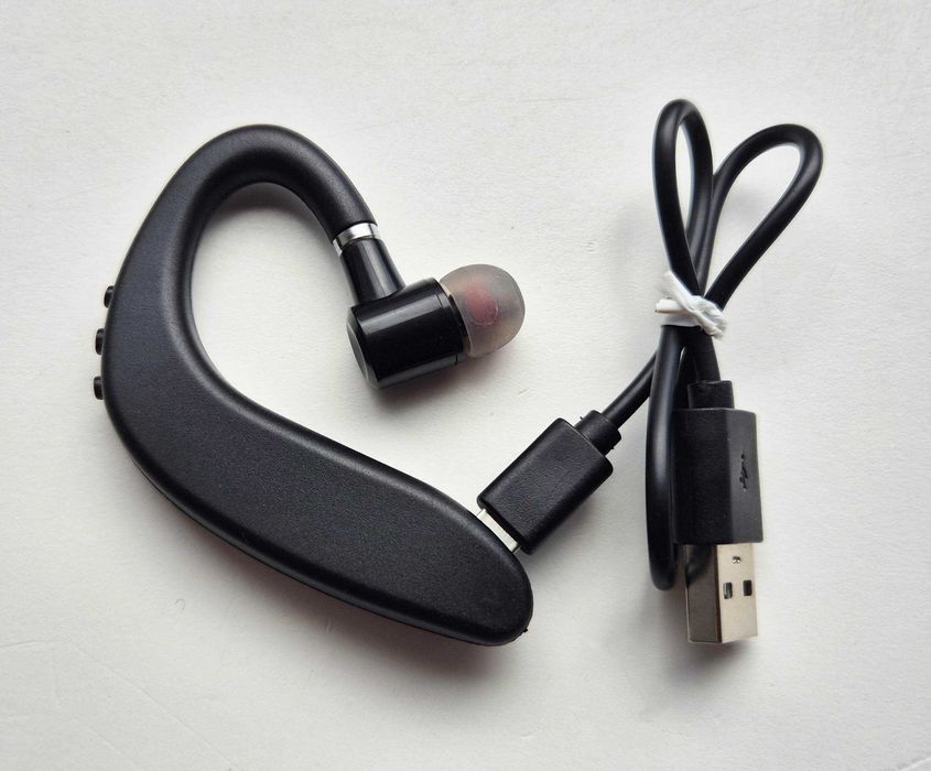 Auricular bluetooth com gancho giratório 180.º atrás da orelha