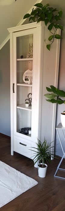 Biała Witryna Regał Meble Forte