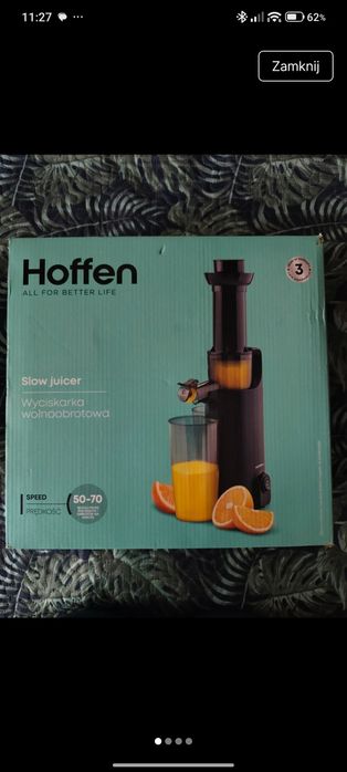 Wyciskarka wolnoobrotowa Hoffen