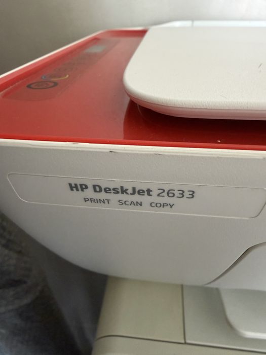 Impressora HP a funcionar