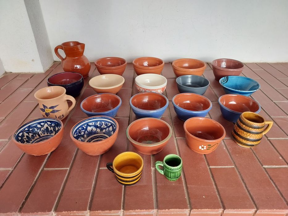 Lote 22 Peças Barro Tradicionais