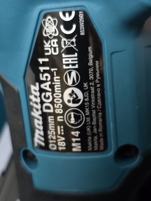 Makita DGA511RTJ flex szlifierka Aku nową oryginał