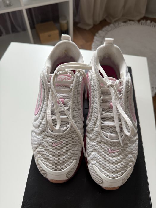Nike Air Max 720 sneakersy biało różowe 23 cm 36.5