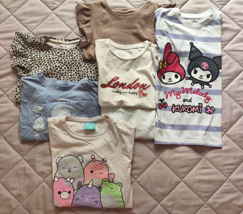 Paka ubrań dla dziewczynki 134/140cm OKAZJA H&M Reserved Sinsay
