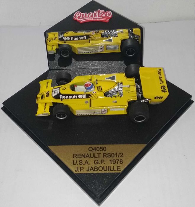 F1 RENAULT RS01/2 #15 J.P.Jabouille USA GP 1978 1/43 QUARTZO Q4050