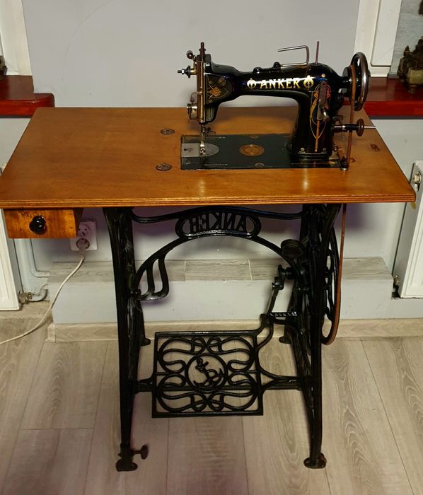 Sliczna,  zabytkowa maszyna do szycia ANKER  , CUDO , RZADKOSC  !
