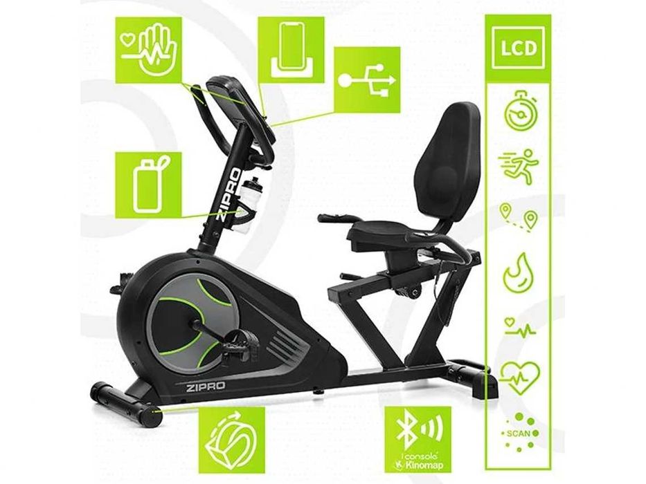 Bicicleta Estática Eléctrica-Magnética ZIPRO Glow Iconsole