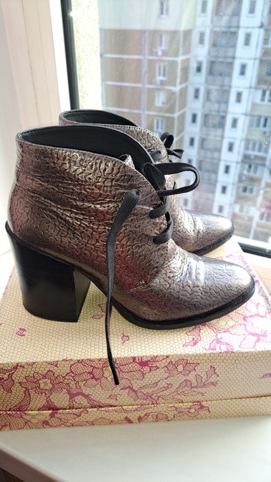 Чобітки шкіряні Італія