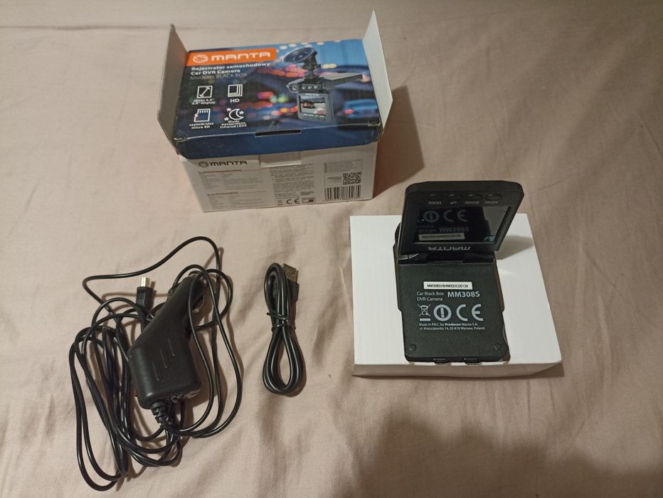 Kamera samochodowa rejestrator wideorejestrator Manta MM308S Black BOX