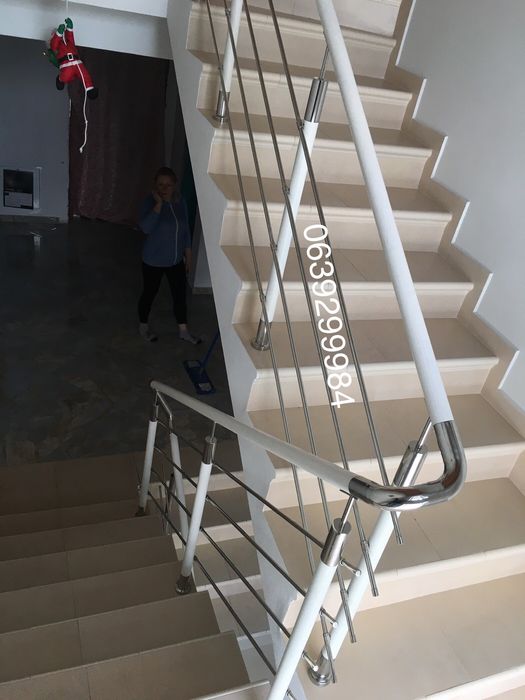 Перила з нержавіючої сталі та скла,скляні тераси,балкони зі скла