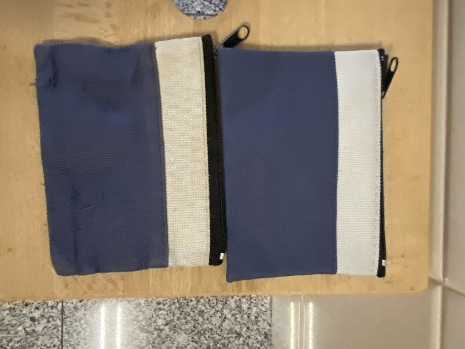 2 porta moedas em tecido