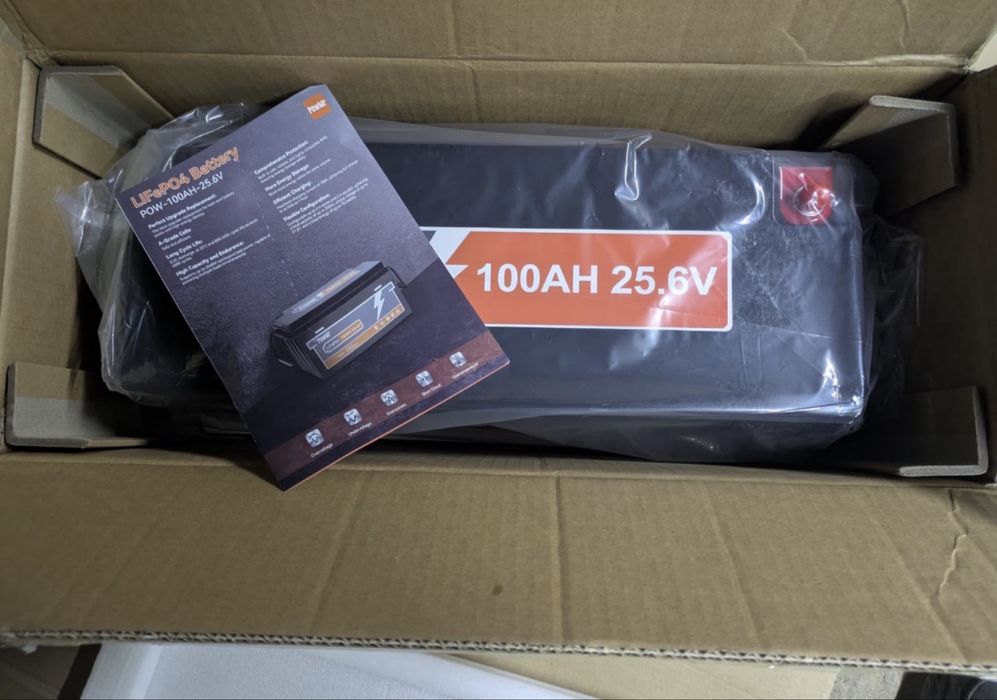 АКБ PowMr 24V 100AH LiFePO4. Та АКБ 12v 200Ah в наявності