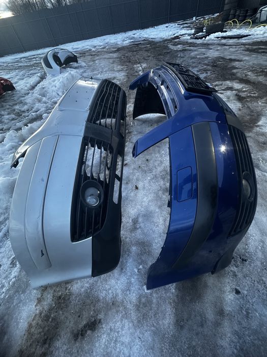 Передній бампер vw passat b5 + пасат б5+ туманки