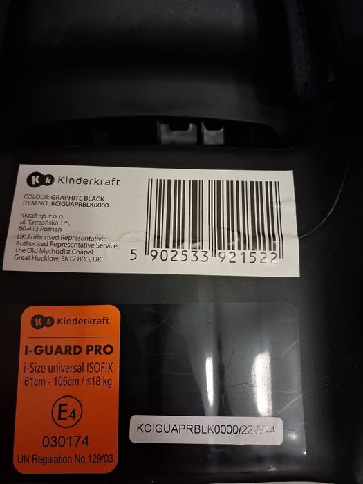 Fotelik kinderkraft do 4 lat plus gratis