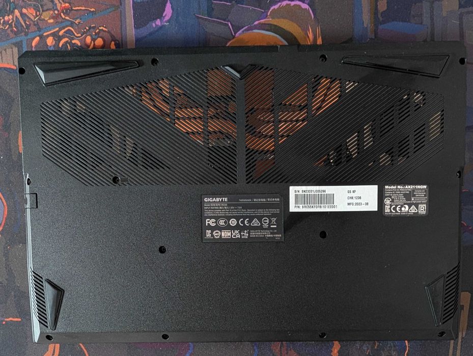 Gaming Laptop Gigabyte G5 KF RTX 4060 intel |5-12500H|32GB RAM|Honeywell