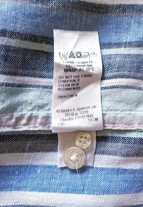 Рубашка Marks & Spencer® лён -XL-