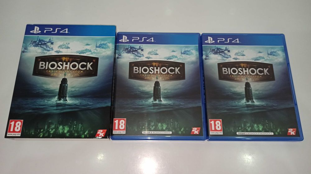 ps4 BIOSHOCK THE COLLECTION trzy gry z serii bioshock 1,2 i 3 edyc BOX