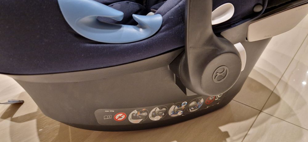 CYBEX FOTELIK NOSIDŁO 0-13 ATON M I-SIZE BLUE 0-13 kg Stan Bardzo dobr