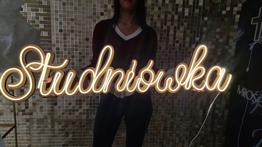 Duży napis led Studniówka