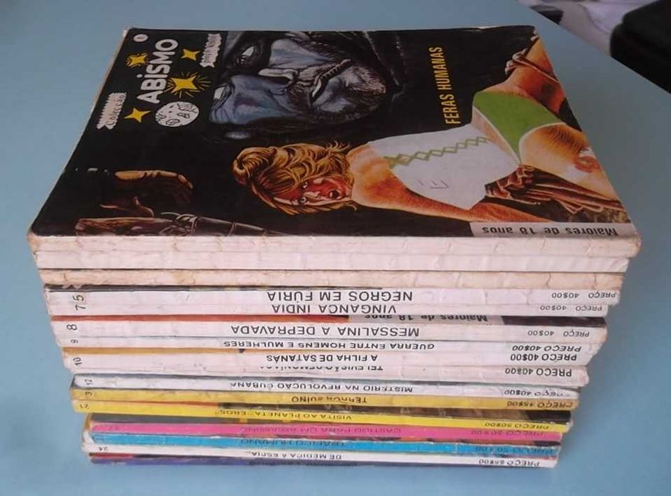 Banda desenhada erótica / terror "ABISMO" (anos 80)