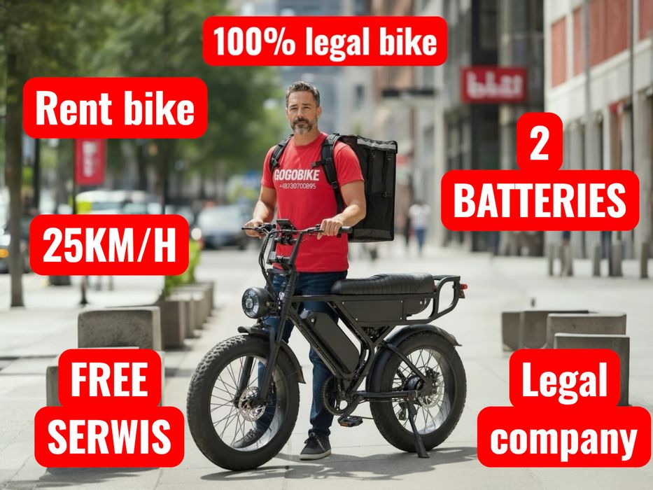 Wynajem rowerów elektrycznych/Electric bike rent Gogobike Pomorska3