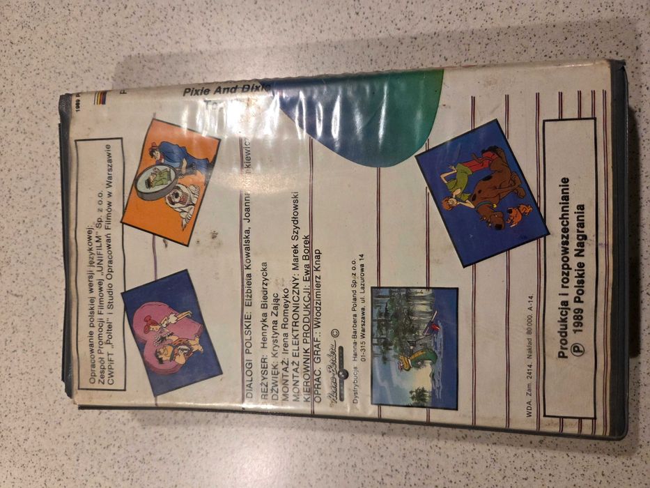Kaseta wideo Bajki Hanna Barbera 5 VHS