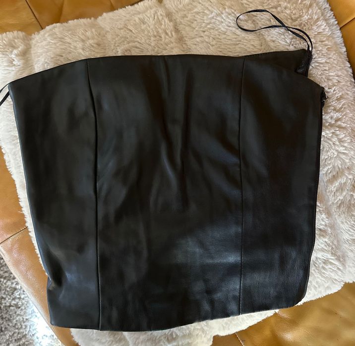 Шкіряний топ PAPAYA