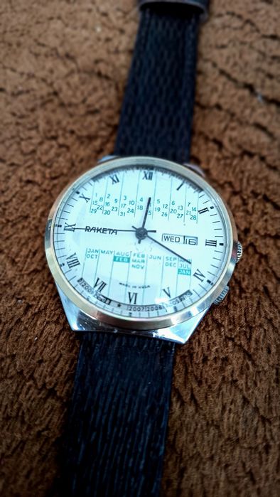 Zegarek męski mechaniczny nakrecany Rakieta