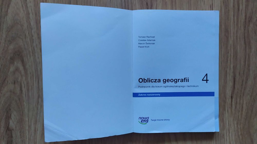 Oblicza geografii 4 zakres rozszerzony Nowa Era