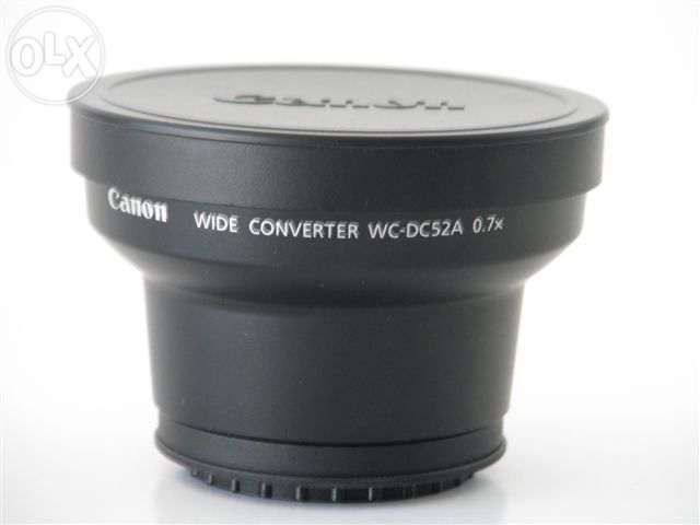 Grande angular e kit adaptador Canon
