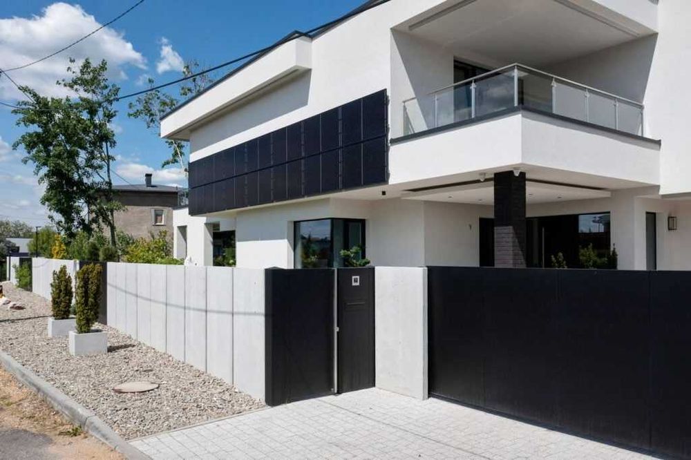 BETON architektoniczny Nowoczesny mur ogrodzeniowy L-ka betonowa