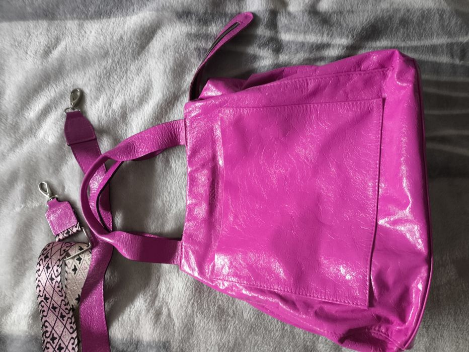 Zestaw torebek skóra naturalna