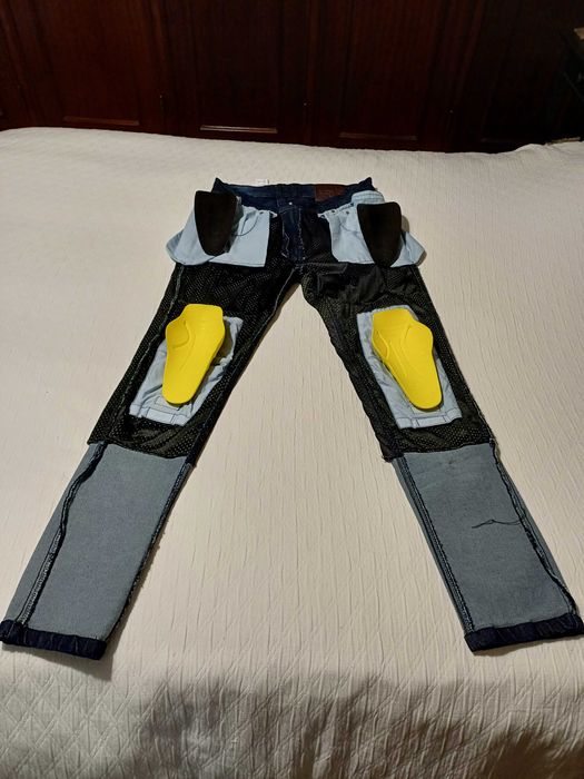 Calças de ganga para mota - senhora