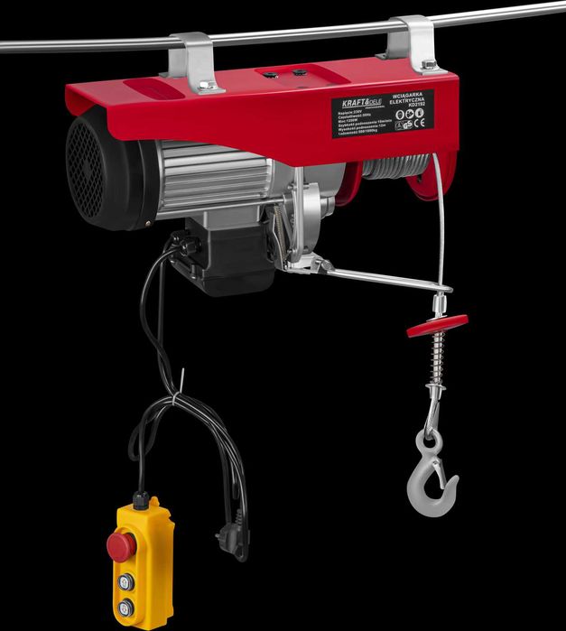 KRAFT&DELE Wyciągarka Wciągarka 230V 1350W 500/1000kg + Pilot KD2192