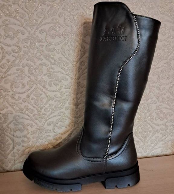 Чоботи зимові для дівчинки 21,5см Сапоги