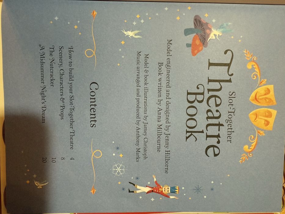 Книга театр Usborn . Три пьеси.