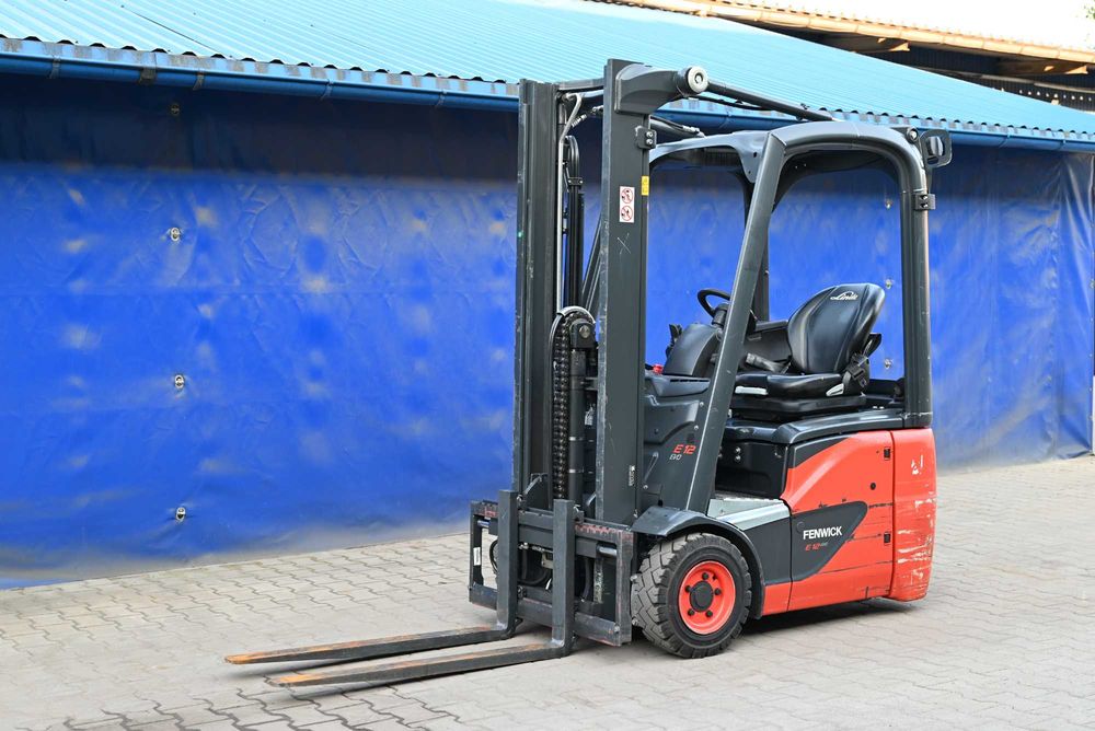 Wózek widłowy Linde E12-02 Duplex Wolny Skok 315 cm 2019 rok Tylko 1007mth Oryginał FHP 519