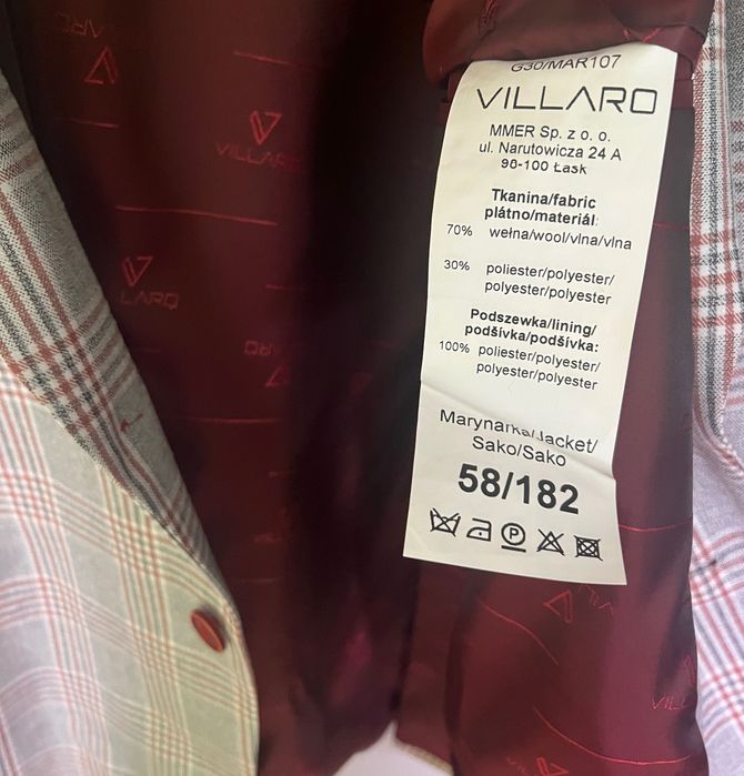 Marynarka męska Villaro 58/182