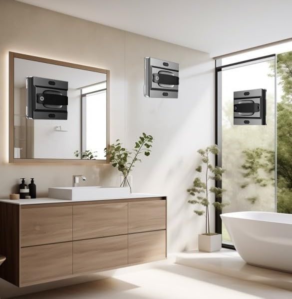 Limpador Automático de Vidros com Pulverização e Controlo Remoto