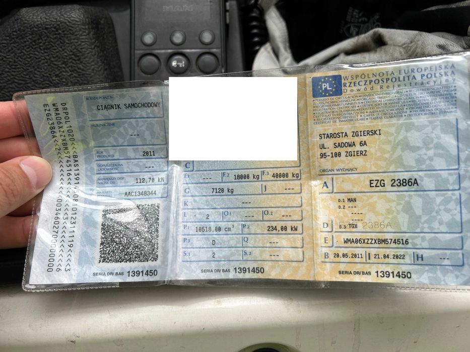 Man TGX   dobry stan