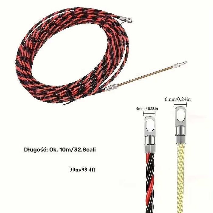 Narzędzie do Ciągnięcia Kabli  do Łatwego Wkładania i Wyciągania Kabli