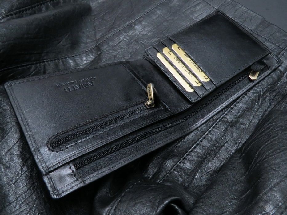 Skórzany portfel męski ABIATTI OCHRONA KART RFID Kultowy model PREMIUM