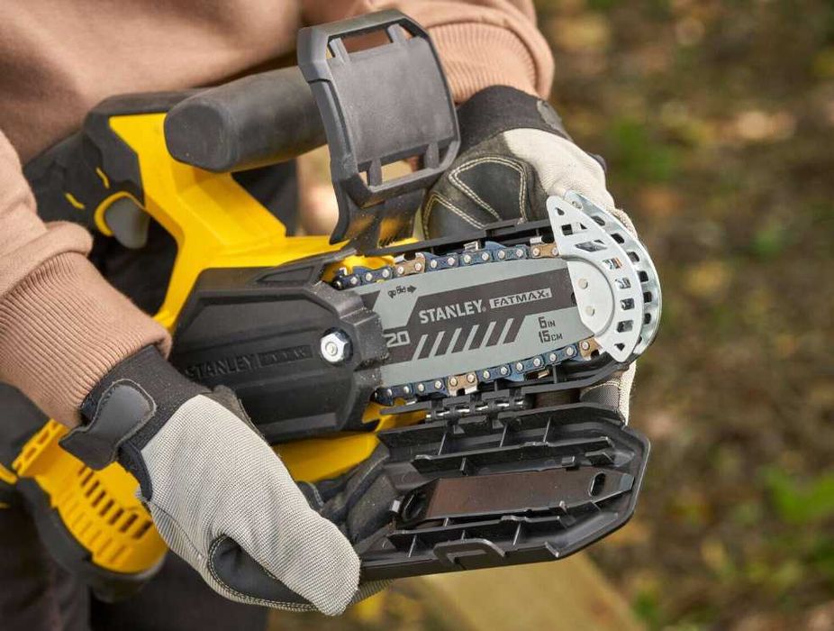 Akumulatorowa mini piła łańcuchowa 18V STANLEY FATMAX V20 SFMCPS415D1